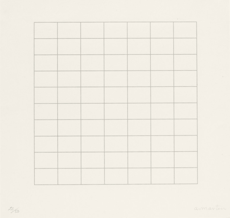 On a Clear Day 1973. Parasol Press, Ltd. © 2015 Agnes Martin / Artists Rights Society (ARS), New York