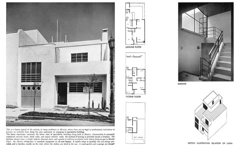 In the April 1937 RECORD, they also presented coverage of new Mexican architecture. 